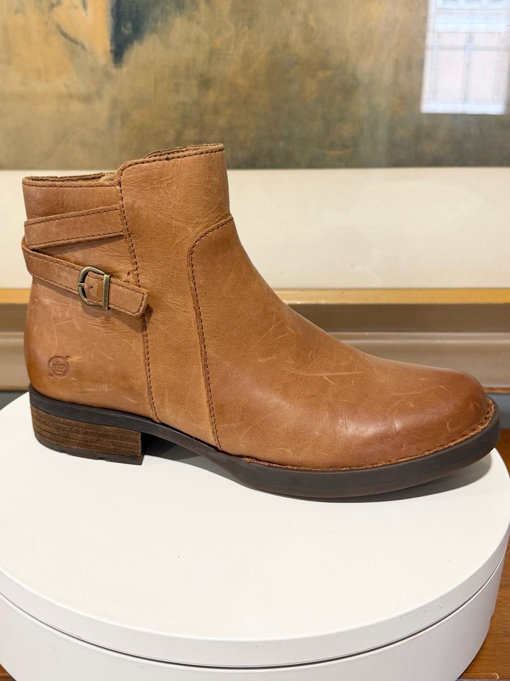 🌸BORN🌸Chelsea Brown Ankle Booties Size: 7M